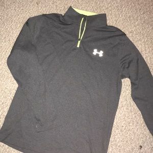 gray under armour sweatshirt